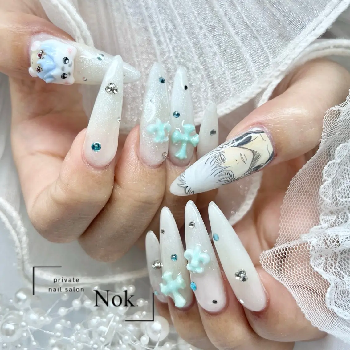 ネイル ハンドネイル 池袋痛ネイル Nok. 渡辺のネイルデザイン