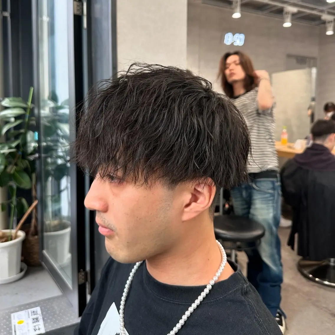 ショート パーマ メンズ 【パーマ率90%】 サエキカズマのヘアスタイル