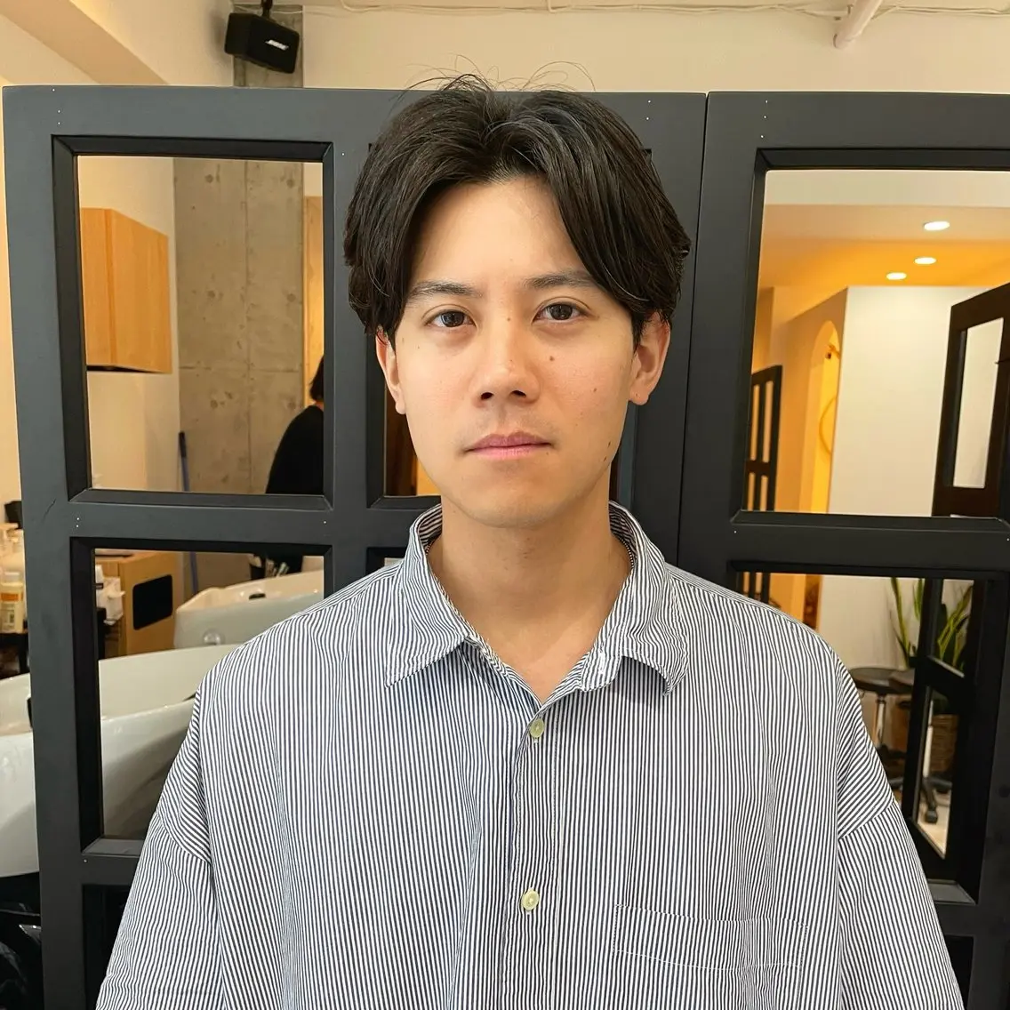 ショート メンズ センターパート メンズショート ショートヘア カット 堀江将太朗/恵比寿/ メンズカットのヘアスタイル
