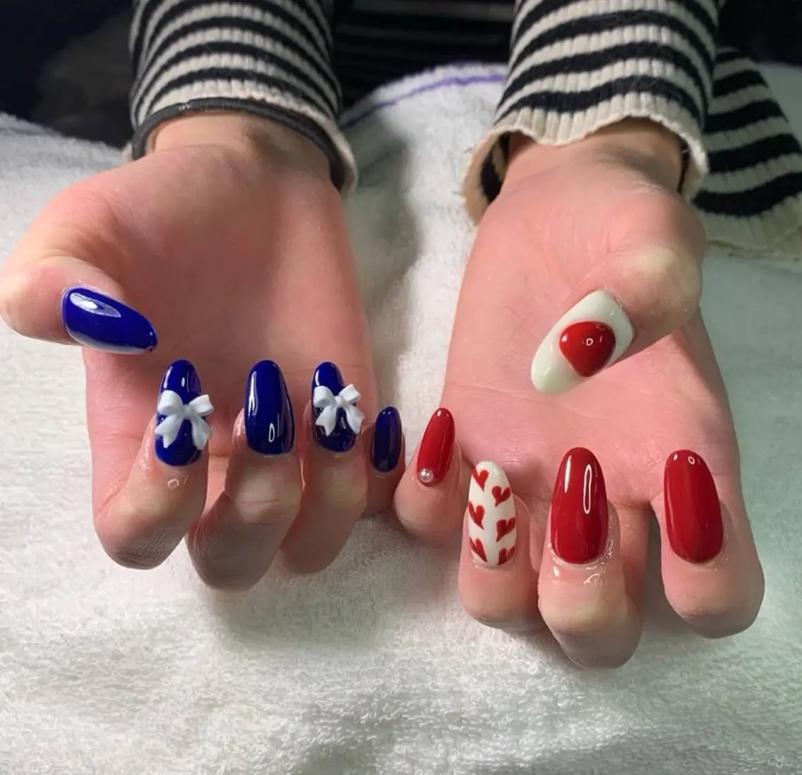 ネイル 長さ出し ハンドネイル フットネイル MHR nailのネイルデザイン