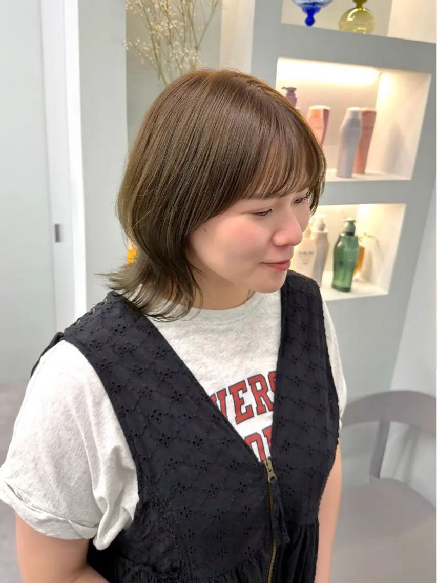 【高濃度水素カラー】似合わせカット+カラー+トリートメント￥17050→￥14850の写真