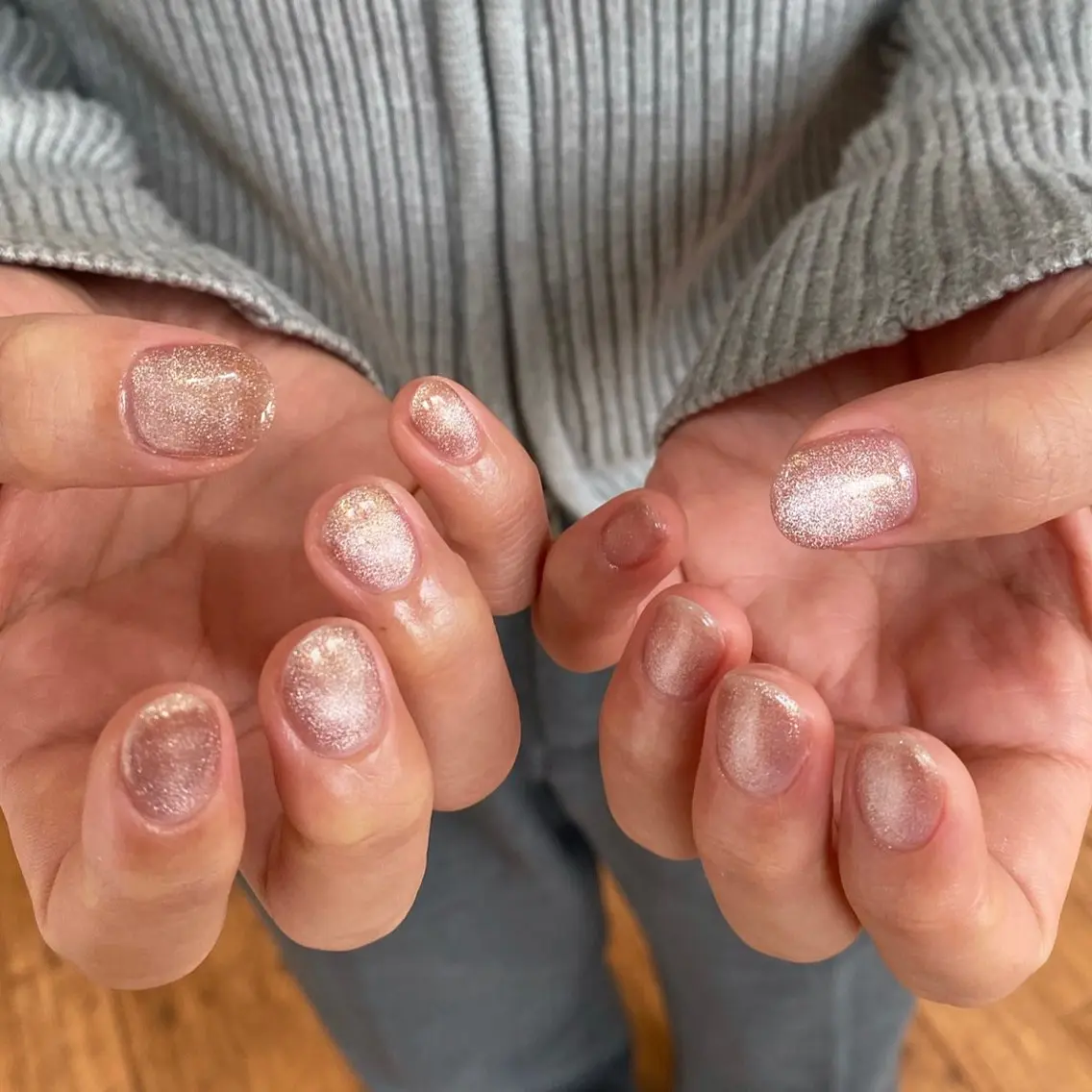 ネイル 韓国ネイル マグネットネイル シンプルネイル ハンドネイル to nailのネイルデザイン