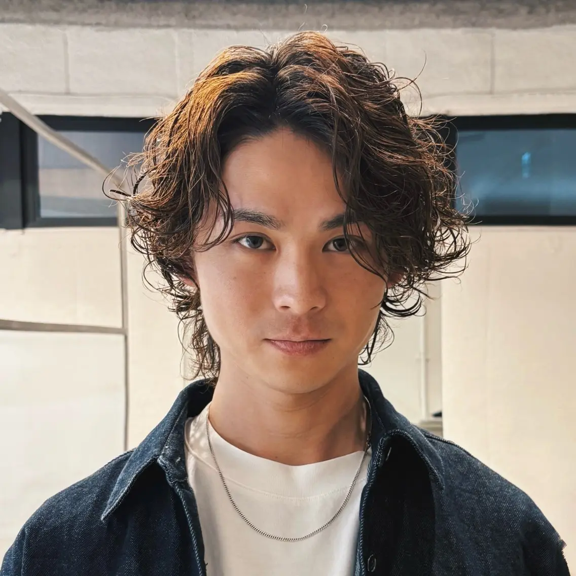 メンズカット+波巻きパーマ【今だけ眉カット+眉ワックス無料プレゼント中‼️】の写真
