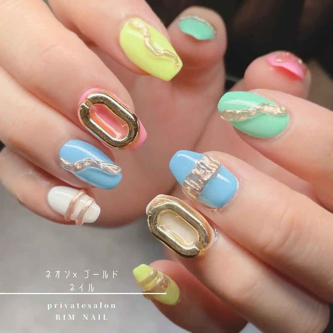 ネイル ハンドネイル RIMNAIL リムネイルのネイルデザイン
