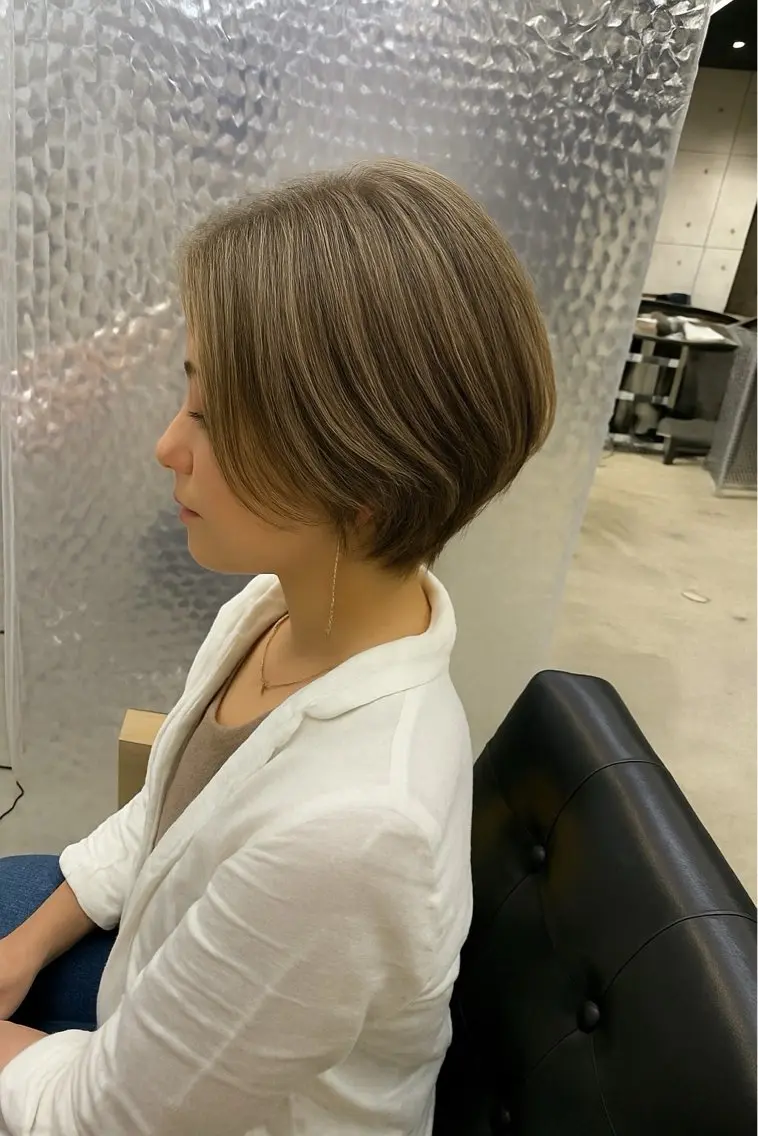 白髪ぼかしハイライト♪カット✂︎の写真