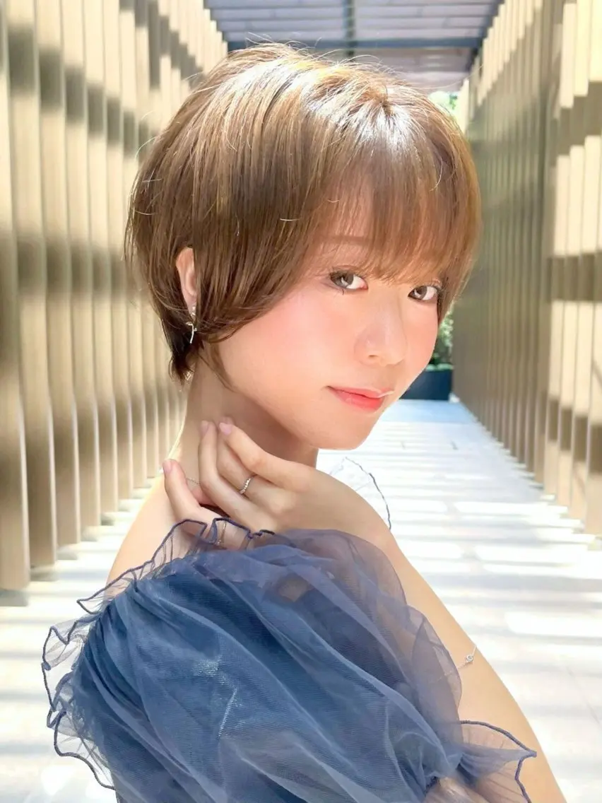 ショート 髪質改善 似合わせカット ショートヘア トリートメント 💎THE ECT 💎Yu-ka🪄✨のヘアスタイル