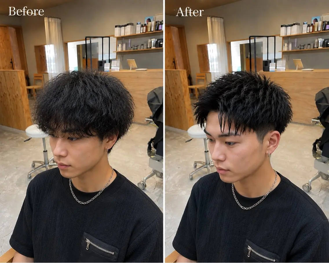 ショート 岡本 李希のヘアスタイル