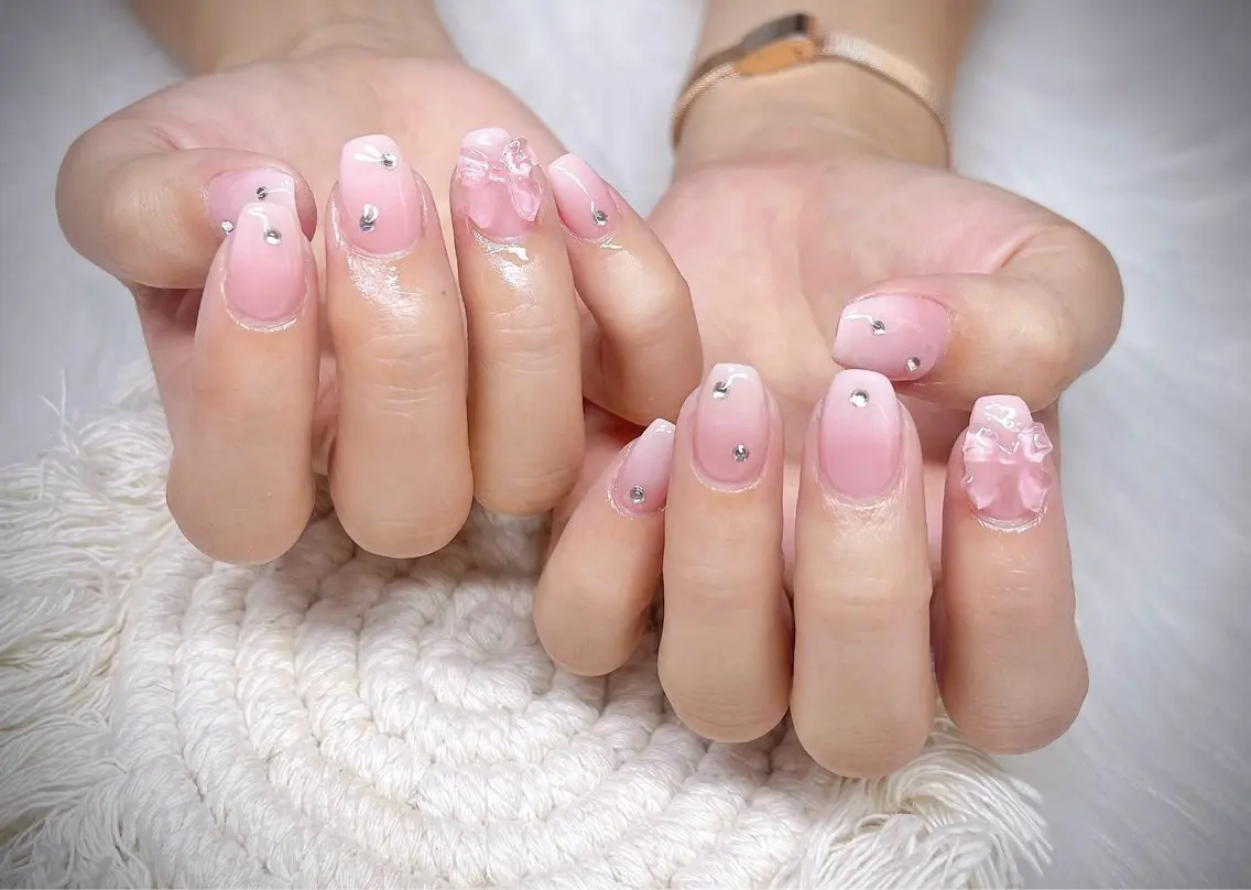 ネイル リボン Yumi nailのネイルデザイン