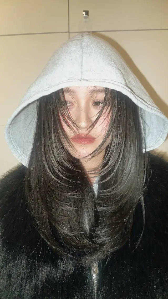 韓国風レイヤーカット✂️➕カラーorトリートメント🩷の写真