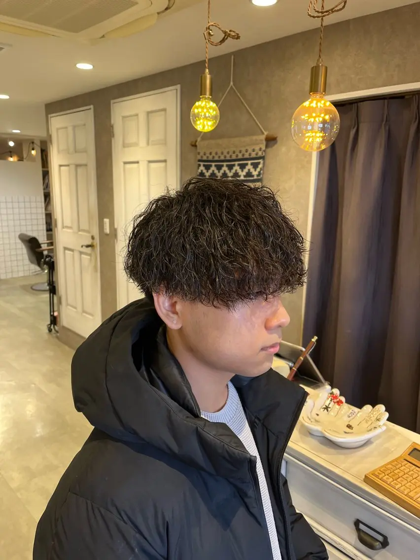 ショート パーマ カット パーマ パーマ🌀縮毛✨ 🐏丸山祐宇🐏のヘアスタイル
