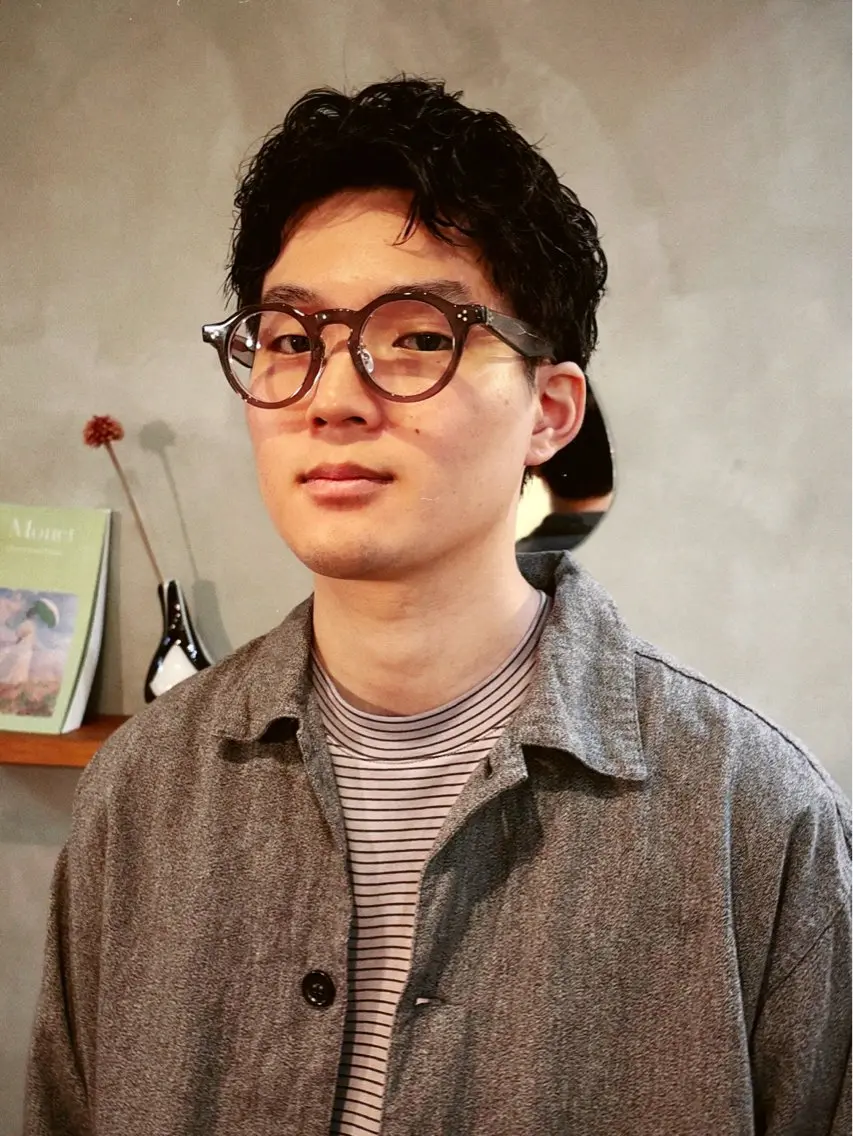 ショート メンズ メンズパーマ メンズショート ショートヘア カット パーマ 大人メンズショート/ ナチュラルヘア/福田のヘアスタイル