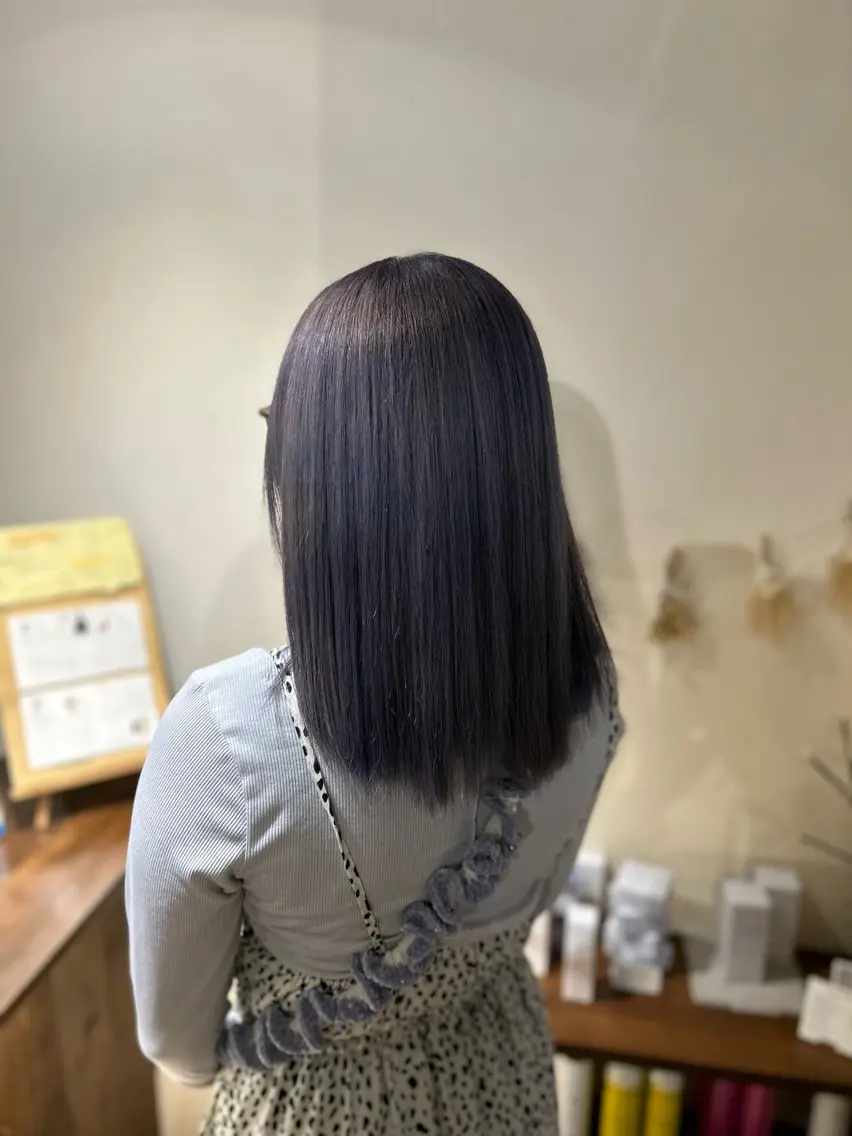 〖 🌸ダブルカラー 🌸〗全頭ブリーチ＋高発色透明感カラーの写真