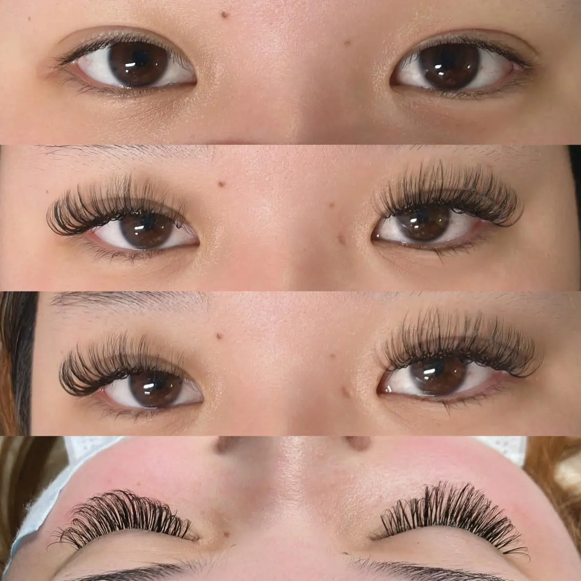 マツエク・マツパ 付け放題 ボリュームラッシュ linda lashesのマツエク・マツパデザイン