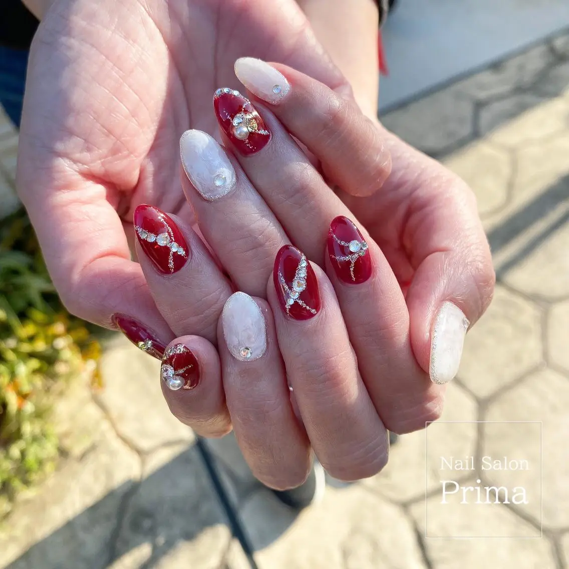 ミディアム ネイル SalonPrima 西院Nail&Eyeのネイルデザイン