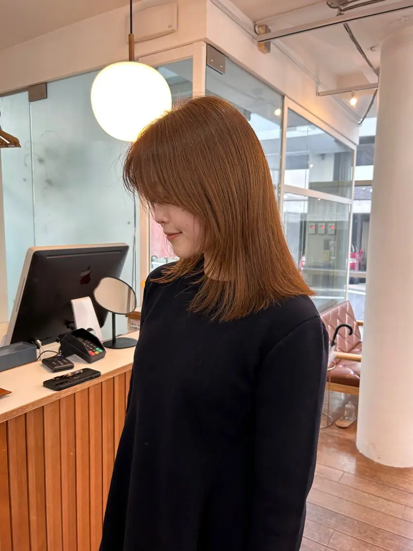 ショート かがやしづ ⭐️ベージュのヘアスタイル