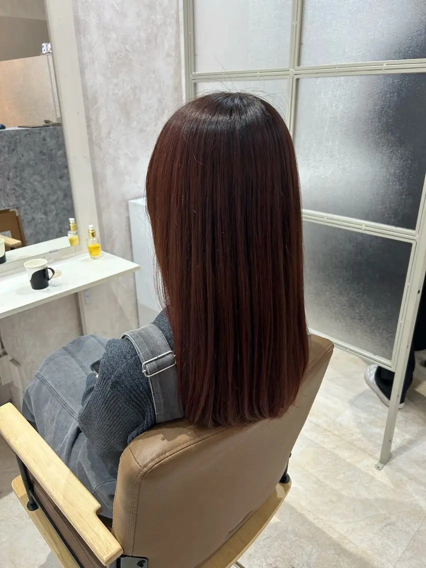 ミディアム カラー カット ヘアカラー トリートメント ヘアセット 💙まこと💙艶 カラー(Rico)のヘアスタイル