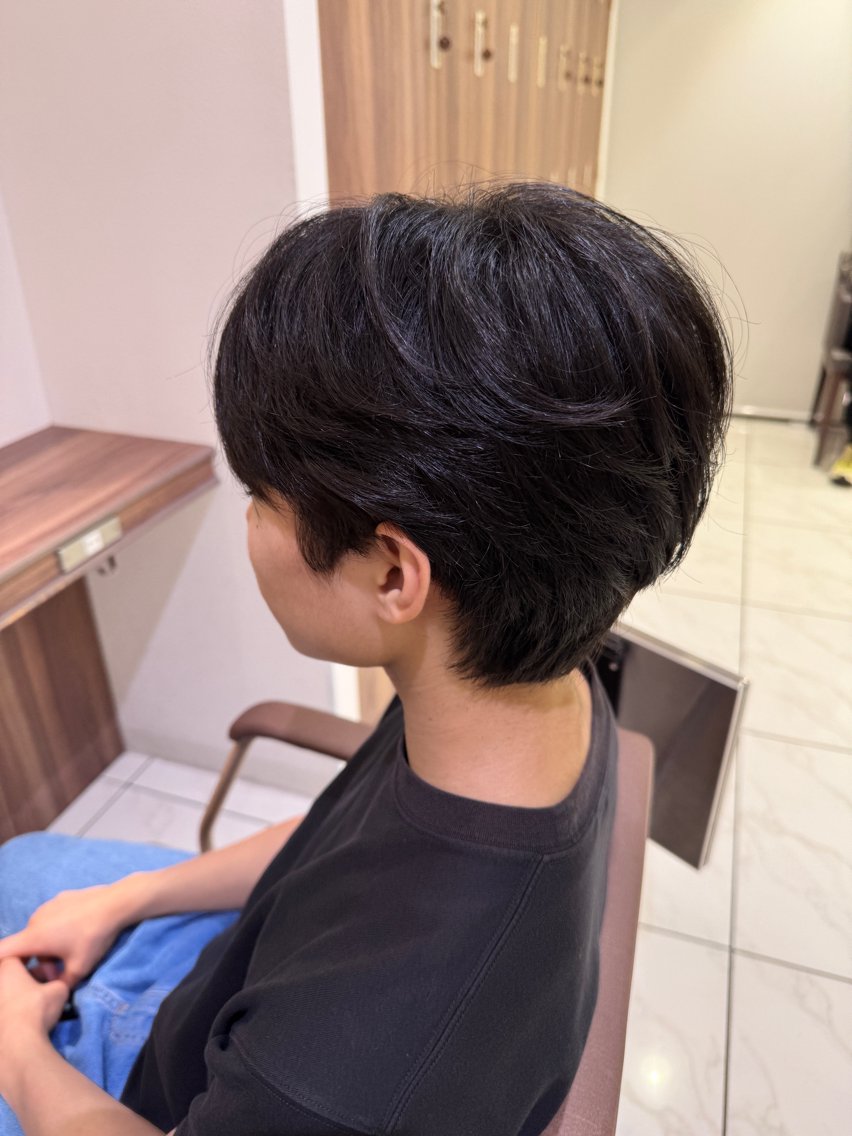 メンズ キッズ マッシュ シースルーマッシュ カット Ash桜新町/ 岡本　一太のヘアスタイル