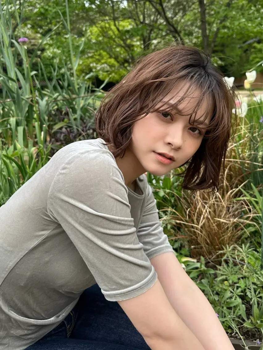 ショート NAGISA髪質改善 &透明感カラー🪞のヘアスタイル