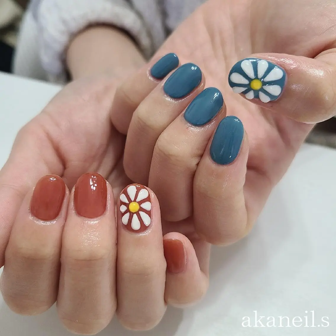 ネイル フラワーネイル ぷっくりネイル 【akaneils】 アカネのネイルデザイン