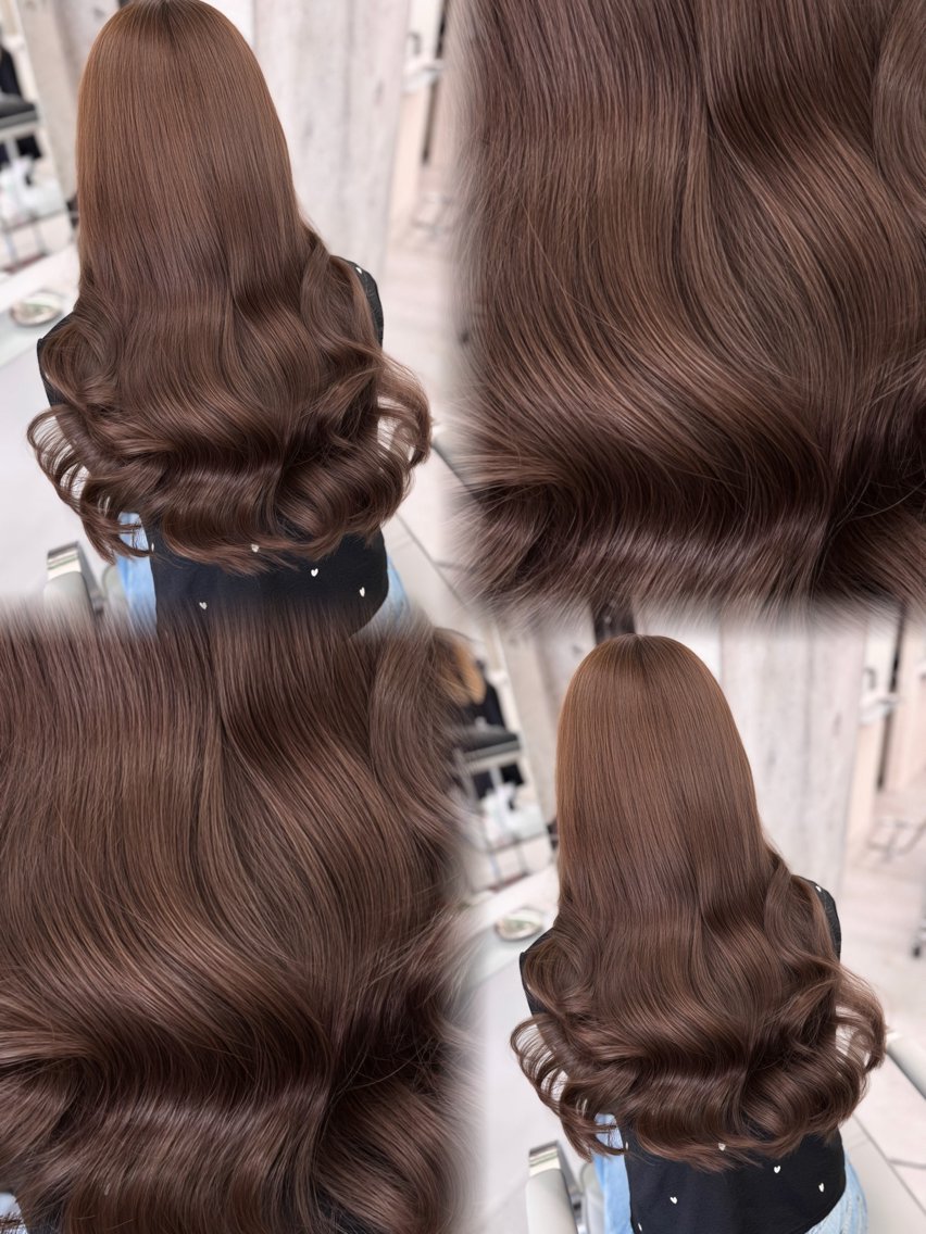ロング カラー 透明感カラー ヘアカラー トリートメント ダブルカラー特化/ 栄/TAKESHIのヘアスタイル