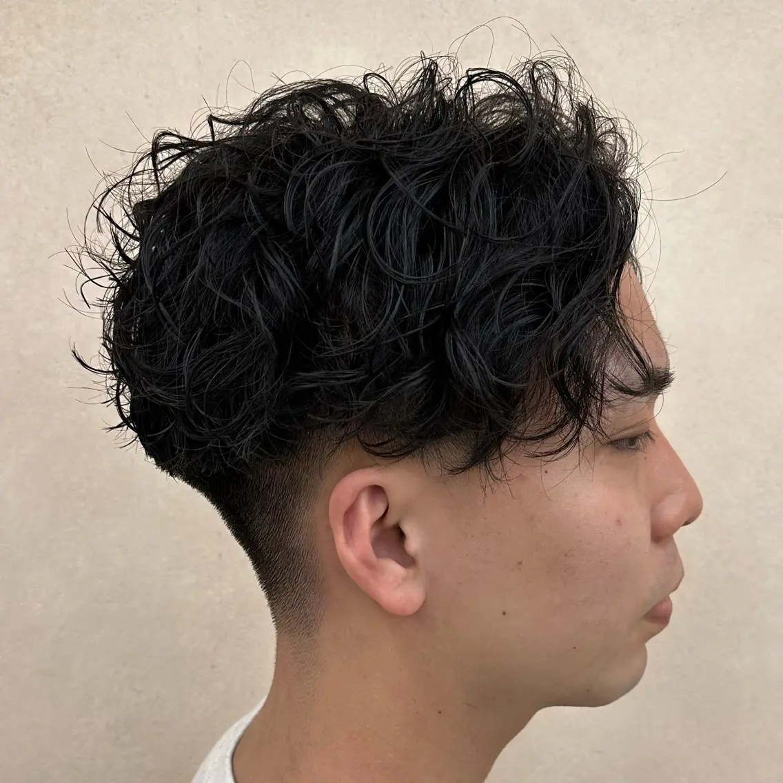 パーマ メンズ カット パーマ メンズパーマ🔵 ブリーチ✨原田慎也のヘアスタイル