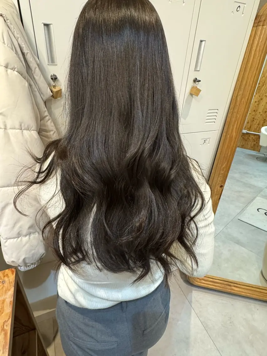カット ヘアカラー 🌙ヘーゼルベージュ レイヤーカット🌙のヘアスタイル
