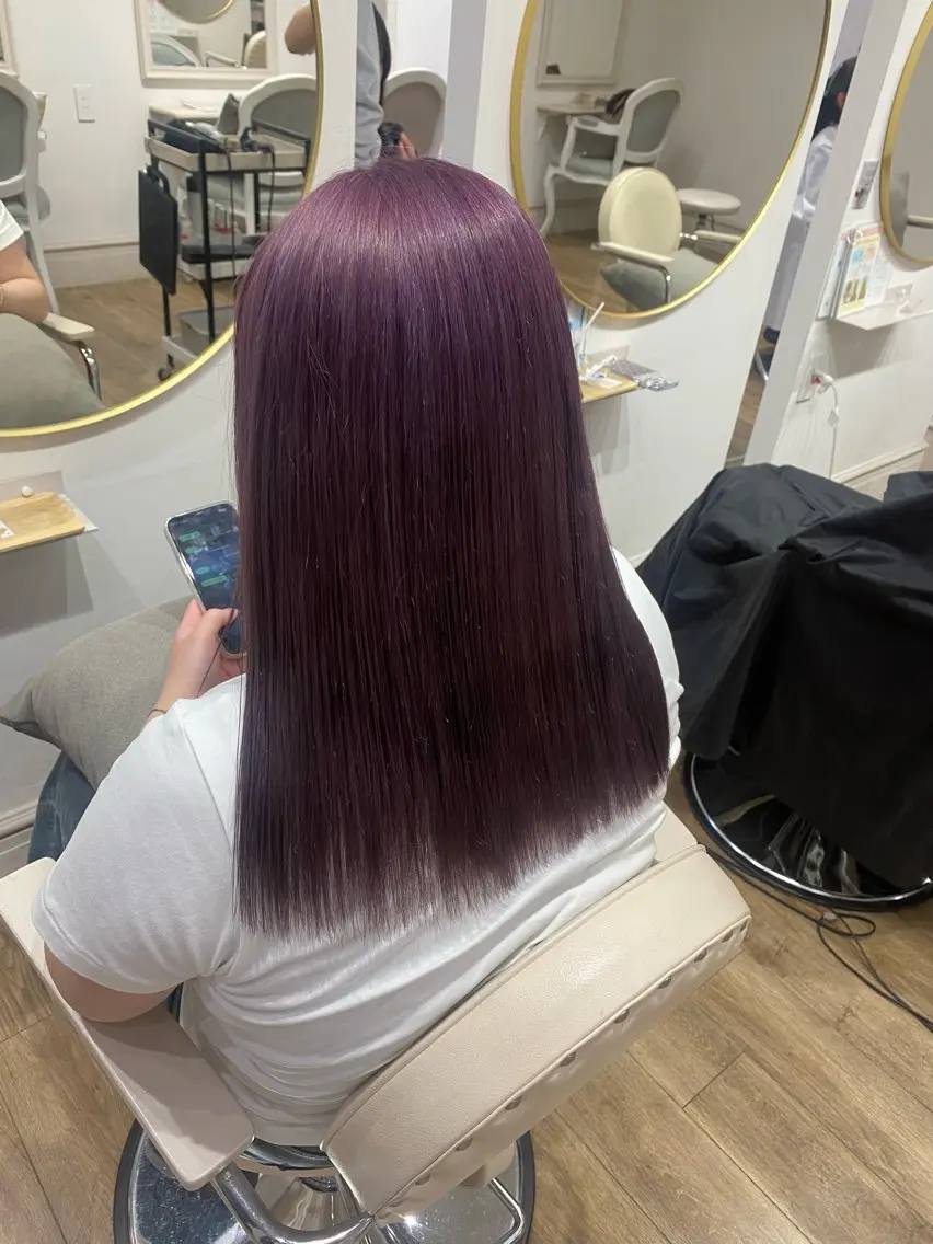 ミディアム ヘアカラー トリートメント mio♡ベージュ特化 🎀透明感カラーのヘアスタイル