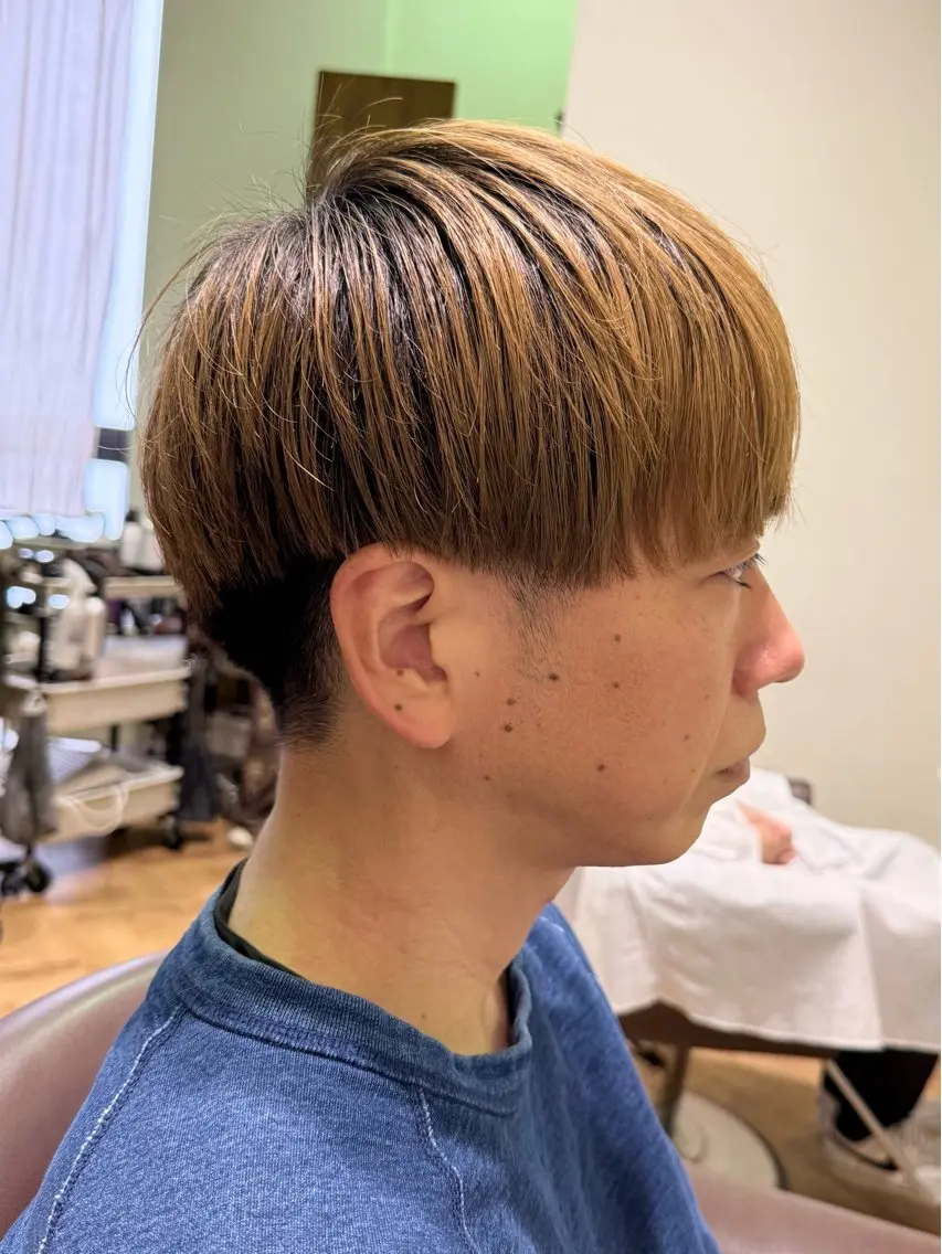ショート メンズ マッシュ 溝口 槙里也のヘアスタイル