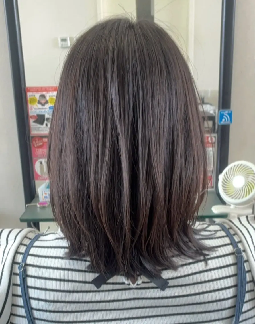 ミディアム 🎈安藤 光寿🎈のヘアスタイル