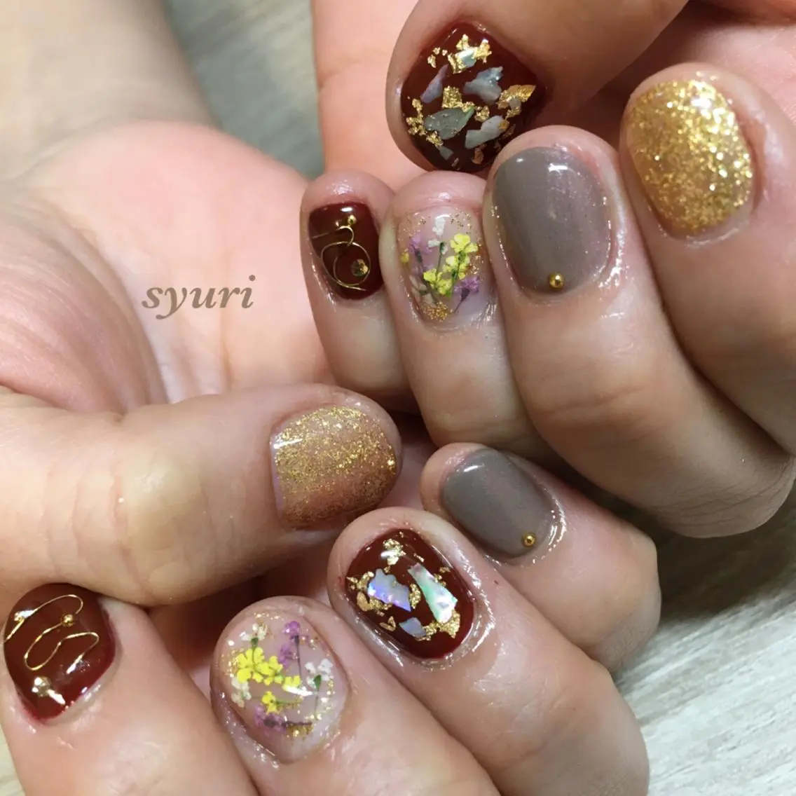 ネイル ハンドネイル syuri nailのネイルデザイン