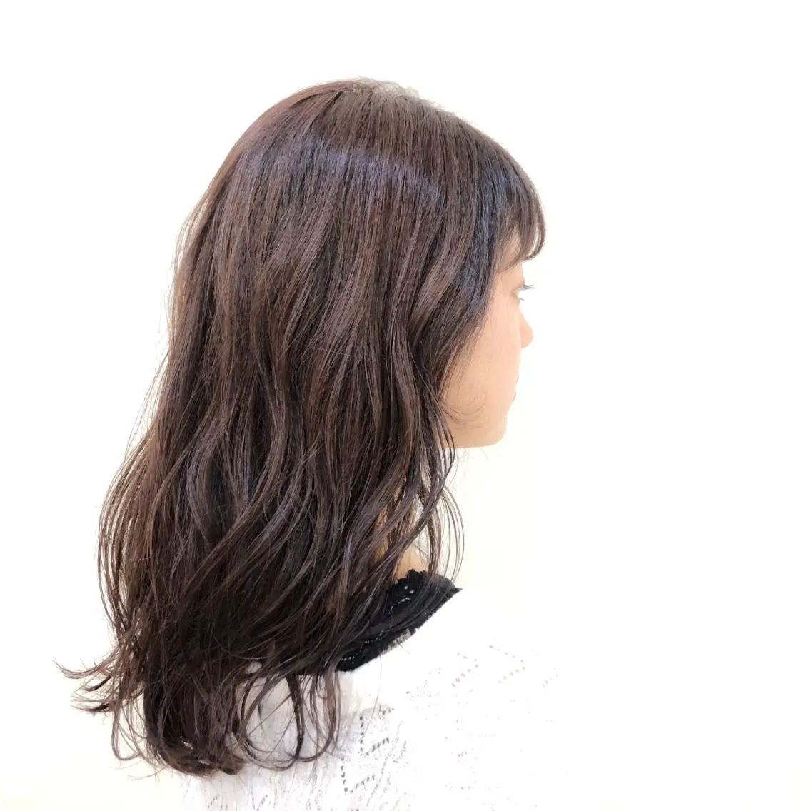 セミロング カラー アッシュ ブリーチ ラベンダーカラー ラベンダーピンク ブリーチなしカラー これた🧸ヘアメ職人 ♡髪質改善♡カラーのヘアスタイル