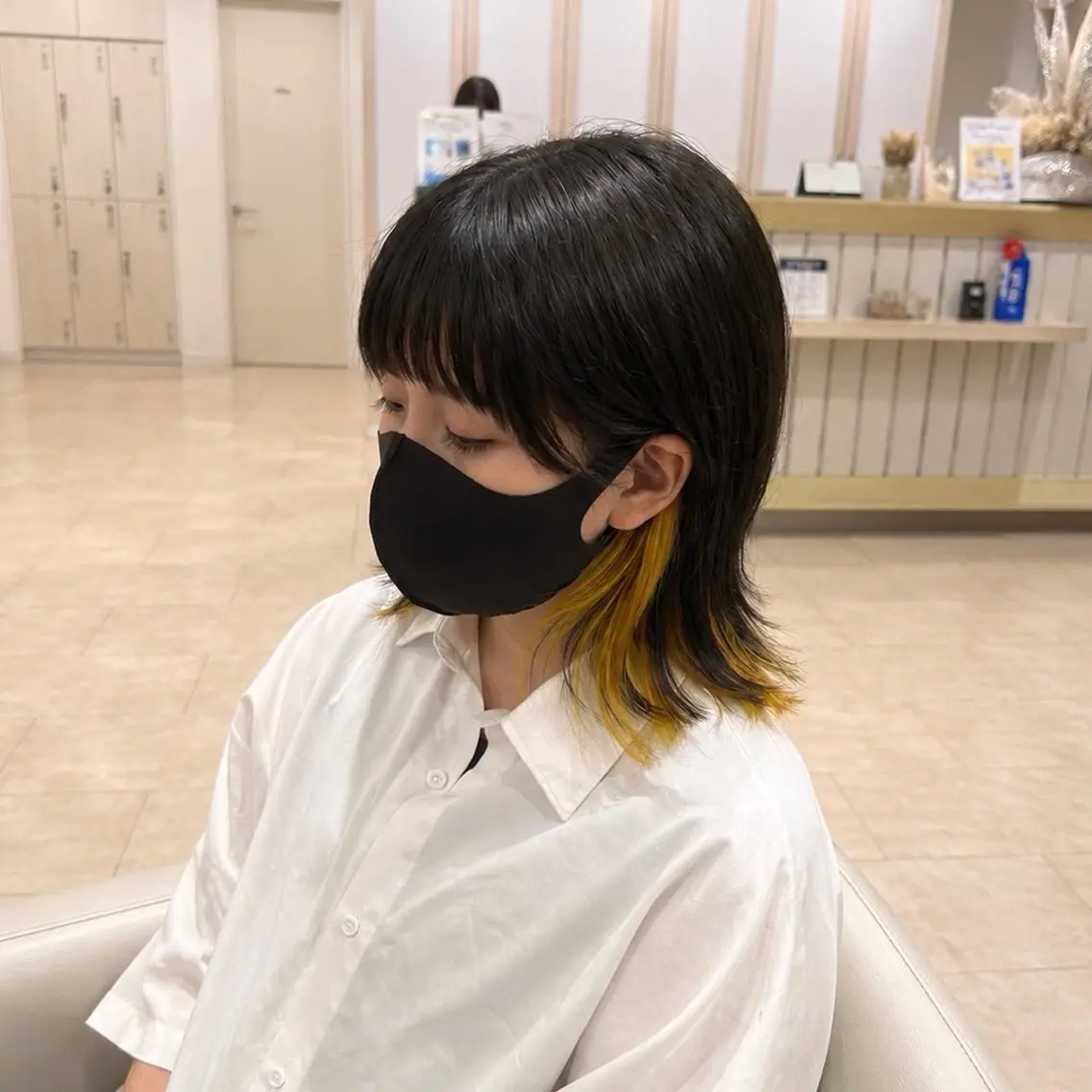セミロング 🌈縮毛矯正/カラー 🌈若林けんしんのヘアスタイル
