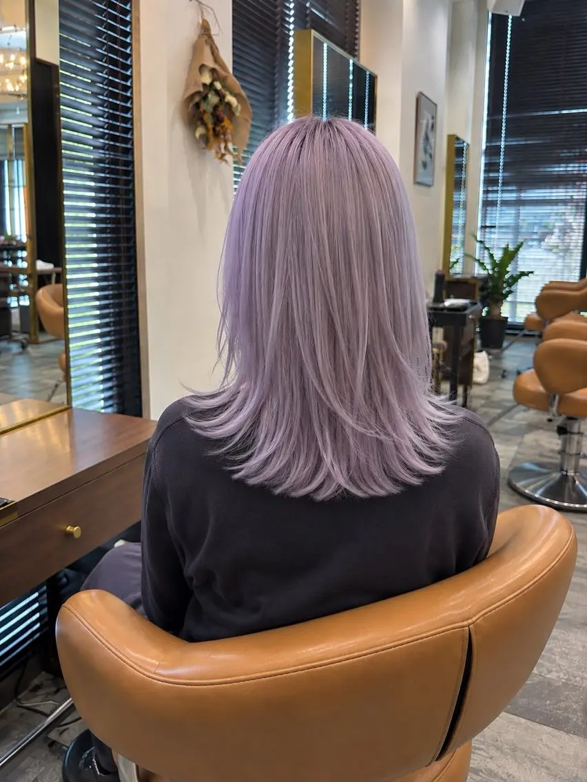 カラー 佐藤 糸のヘアスタイル