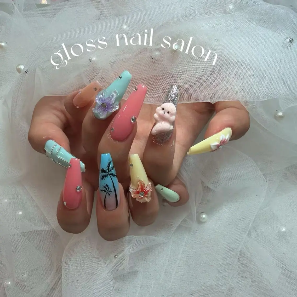 ネイル ハンドネイル ゆり🌷 gloss nailのネイルデザイン