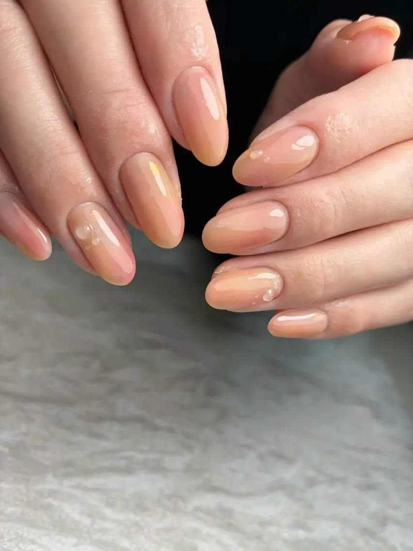 ネイル ジェルネイル マグネットネイル パラジェル ハンドネイル nail_ kinaのネイルデザイン