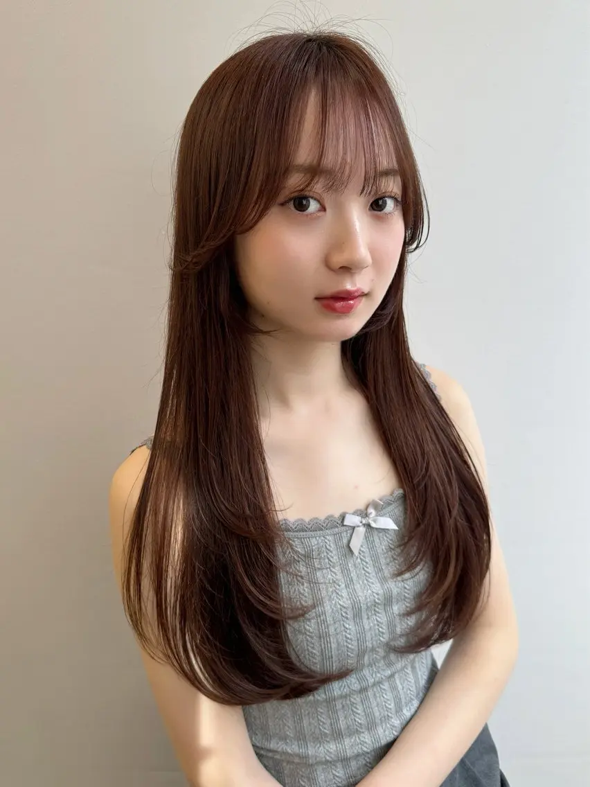 ❣️1日2名様限定❣️《超音波アイロン》ケアプロプレゼント♡ スチームトリートメント+うる艶カラー+カットの写真