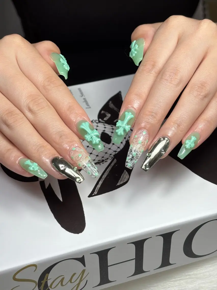 ネイル キラキラネイル 韓国ネイル マグネットネイル 夏ネイル ワンホンネイル ハンドネイル Sully Nail  Labのネイルデザイン