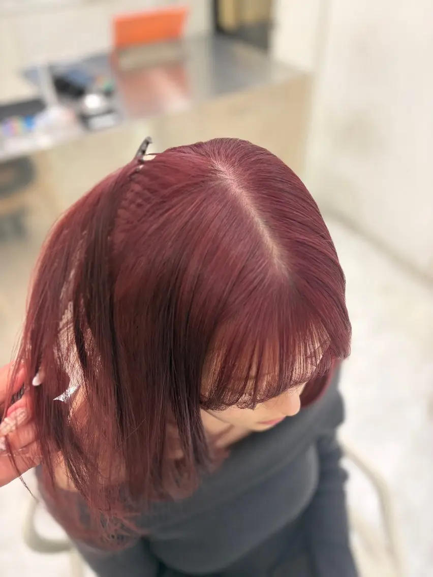 ロング カラー ヘアカラー トリートメント ヘアセット 透明感うる艶カラー 🤍MANAMIのヘアスタイル