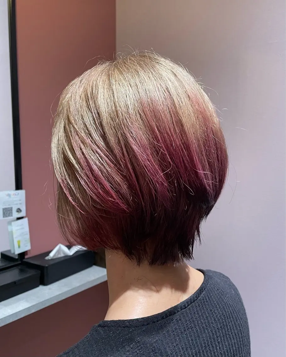 ショート ヘアカラー トリートメント 山本 純平のヘアスタイル