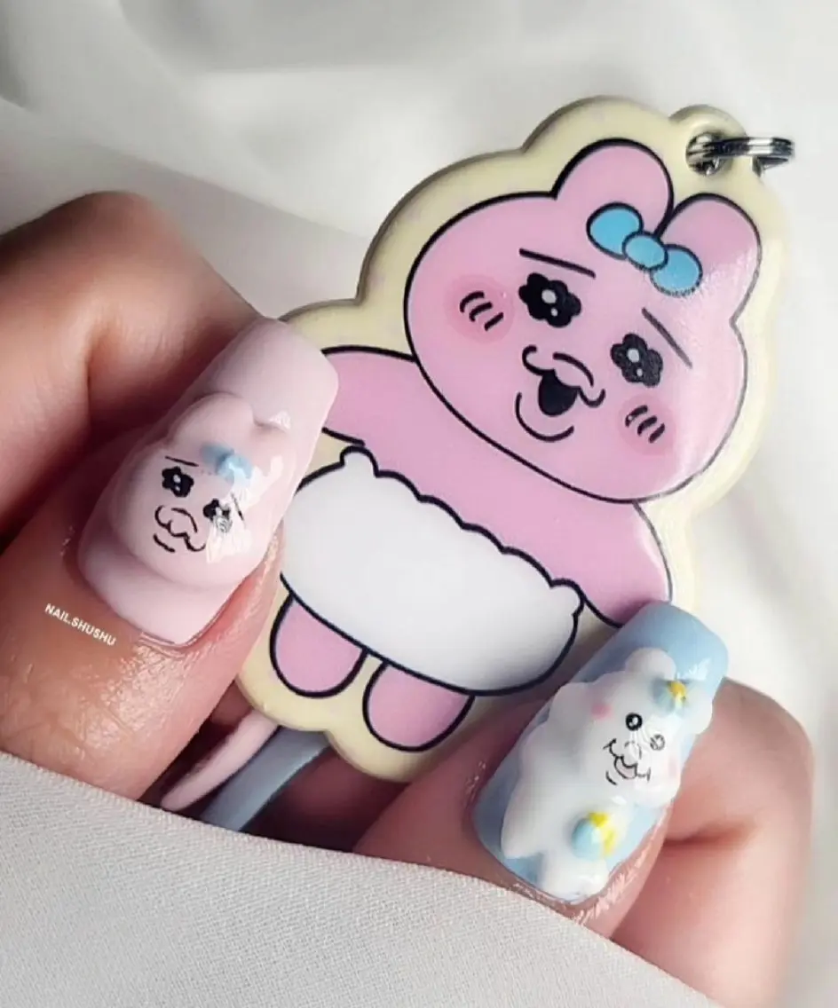 ネイル 持ち込み ニュアンスネイル ワンカラーネイル シンプルネイル 3dパーツ/流行り 👧shushu❤️のネイルデザイン