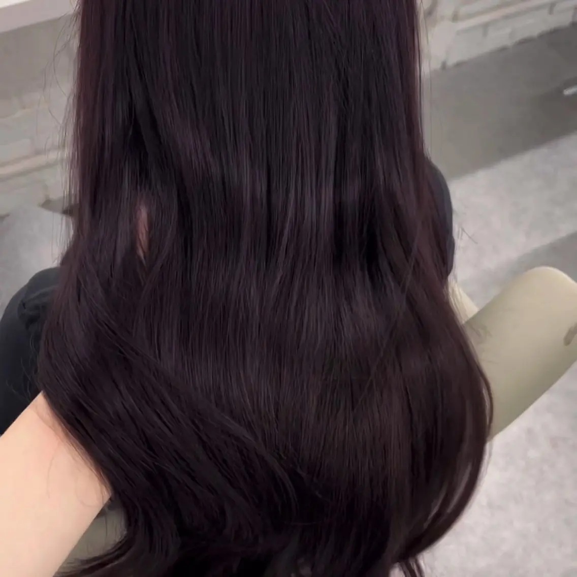 ロング カラー ヘアアレンジ カット ヘアカラー トリートメント ヘアセット 韓国ヘア/レイヤー/ 🩶ツブラ🩶のヘアスタイル