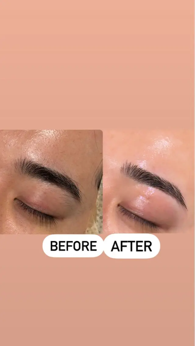 ✨メンズ✨眉毛アイブロウ　アイブロウパーマ眉毛 眉毛パーマ  美眉WAX脱毛　🌸顔骨格診断付き 間引き有 ￥9500の写真