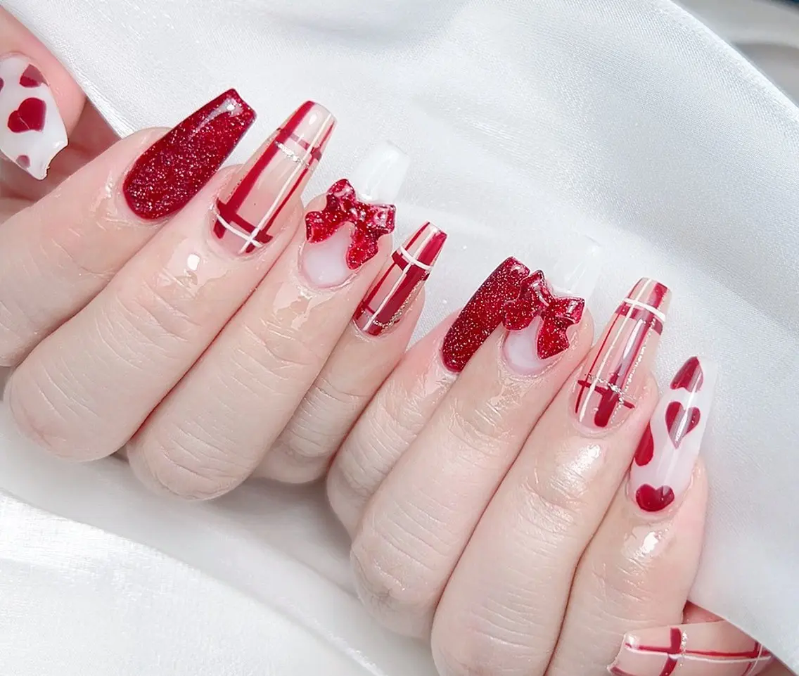 ネイル M🌷nail 長さだし専門店のネイルデザイン