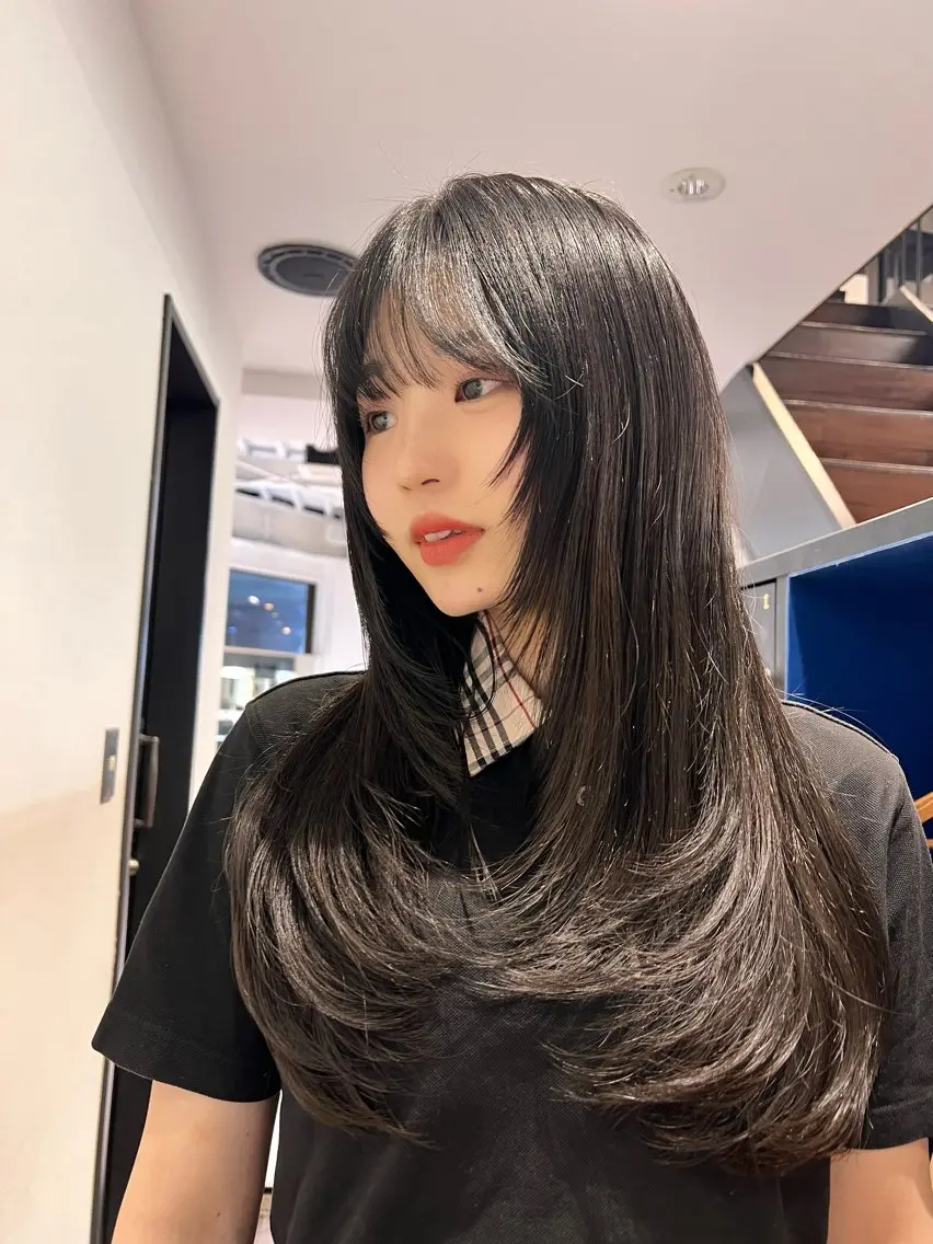 ロング レイヤーカット 渋谷🎀透明感カラー レイヤー/mikuのヘアスタイル