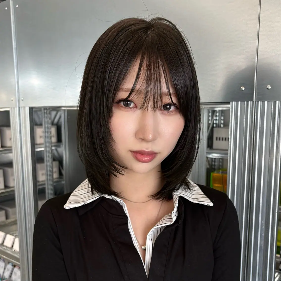 ミディアム カット トリートメント ✨縮毛矯正/ボブ✨ 佐藤 さくらのヘアスタイル
