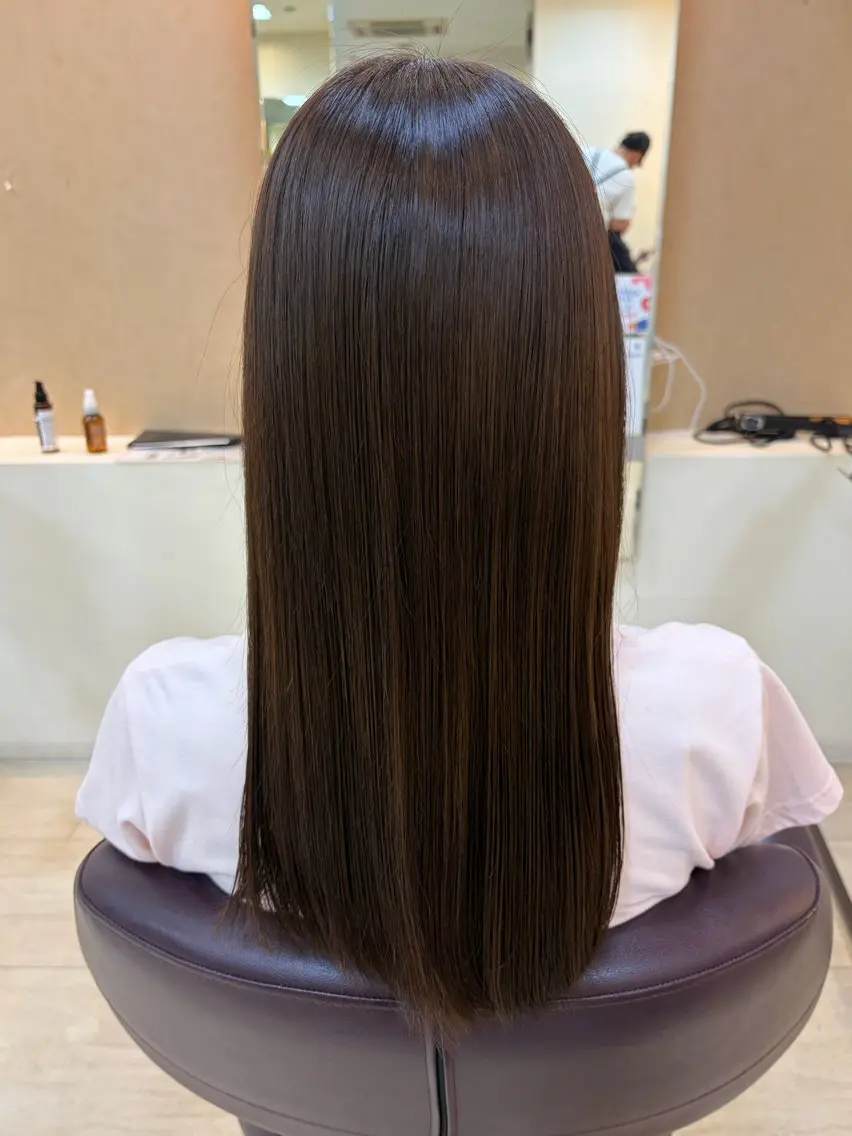 ロング カラー 西村 瑠菜のヘアスタイル