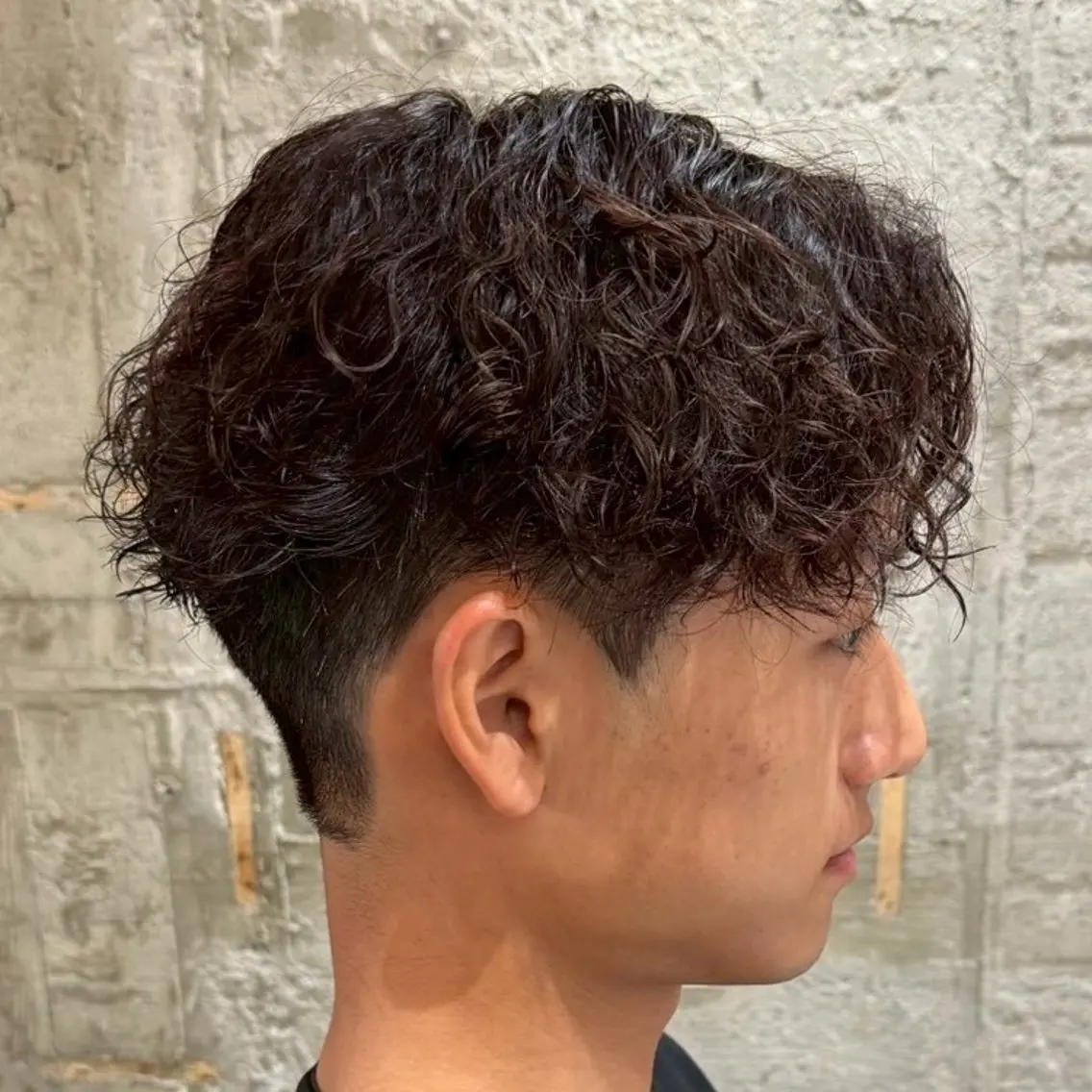 パーマ メンズ 【束感セット】 あおいのヘアスタイル