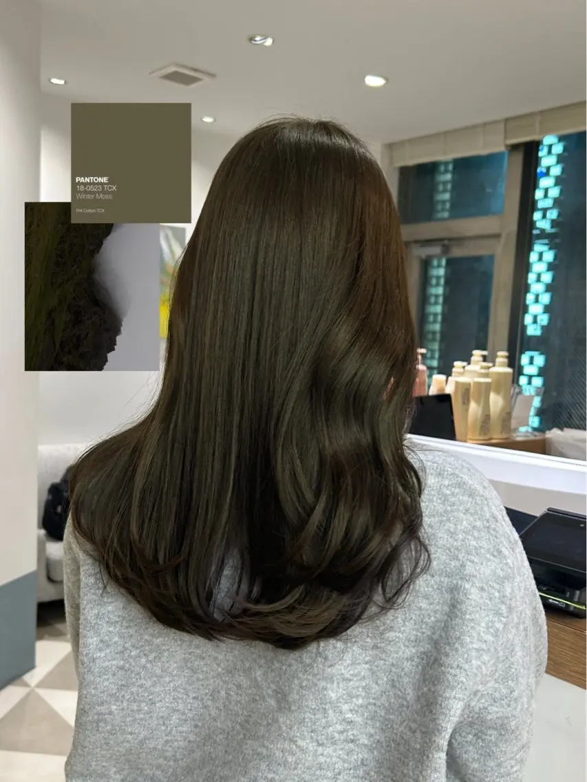 カラー ブラウンカラー ナチュラルブラウン ヘアカラー 伊沢 美憂 ⌇﻿渋谷アシスタントのヘアスタイル