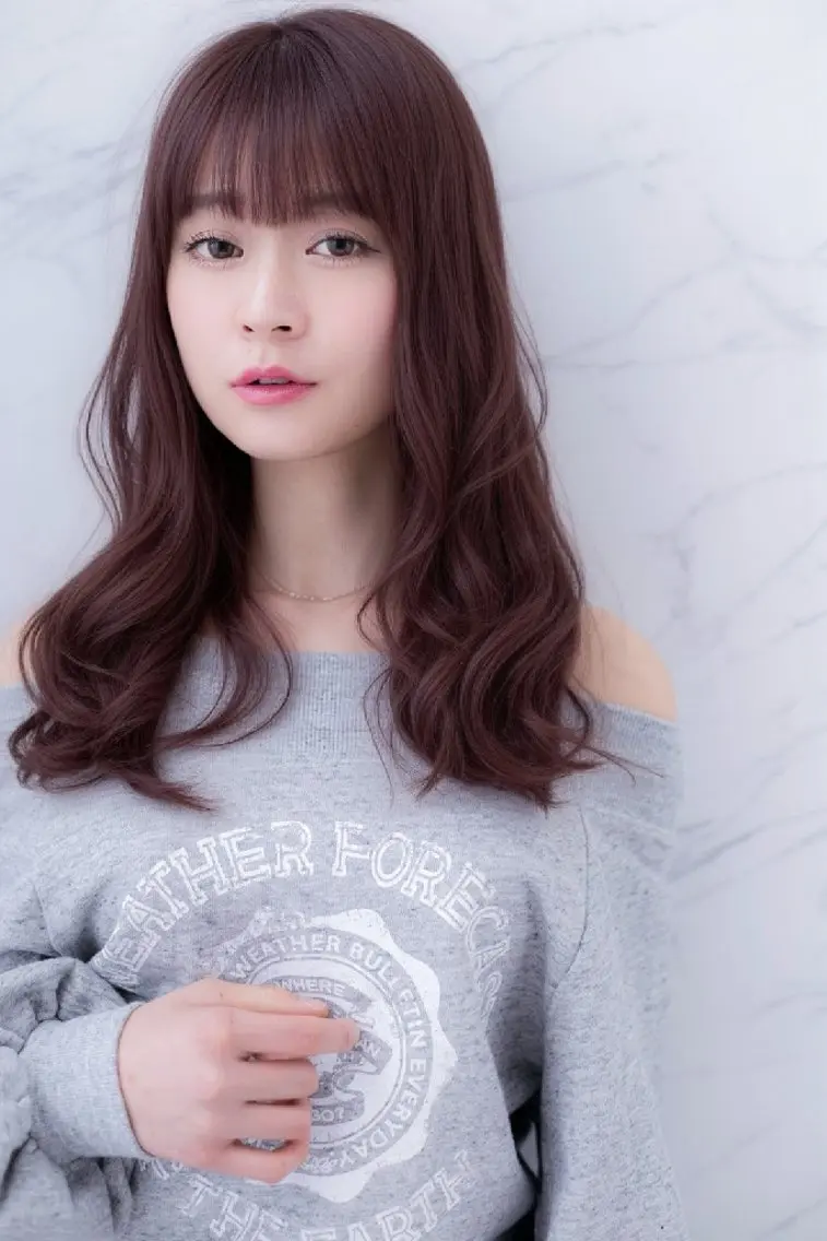 ロング パーマ カラー 銀座デジパ×暖色艶髪 🍎ASUKAのヘアスタイル