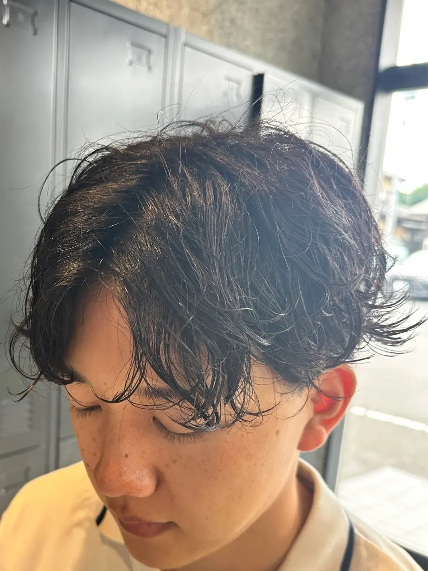 パーマ メンズ カット パーマ 髪質改善/艶髪様 🍎豊田修太郎のヘアスタイル